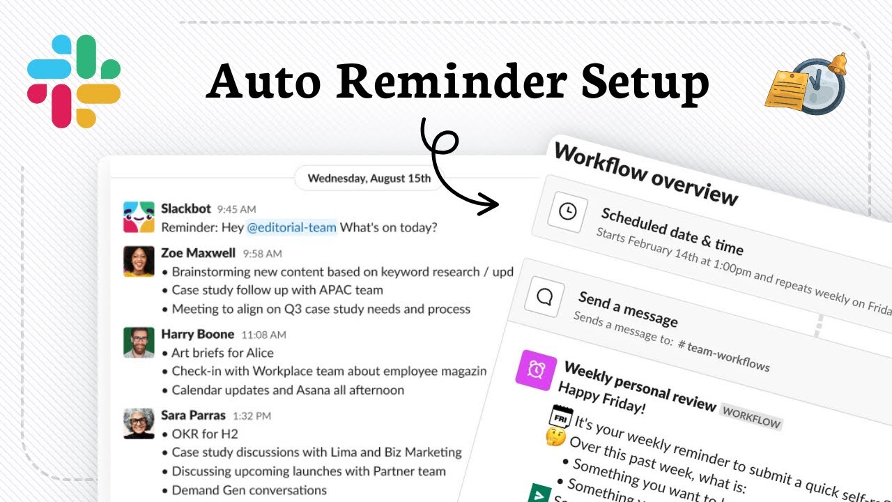 How to create a recurring reminder in Slack - YouTube