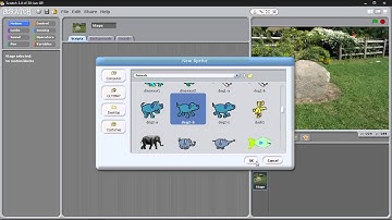 ICTL Year 6 Scratch Programming 01 - Insert background and sprite