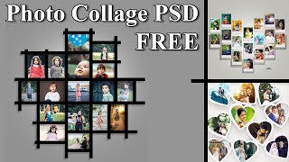 Photo Collage PSD Templates Bundle Pack !! Amazing New Collage PSD Pack screenshot 3