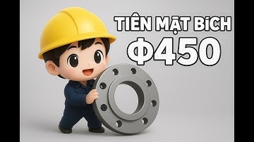 Tiện mặt bích lớn trên máy tiện vạn năng  |  Gia công cơ khí thực chiến |  🛠️