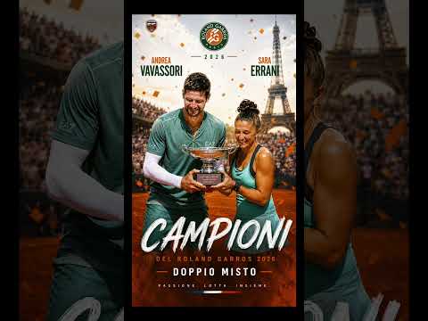 Video ?? ROLAND GARROS ERRANI E VAVASSORI VINCONO IL TORNEO DEL DOPPIO MISTO ??