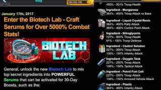 Video - Mobile Strike NEW BIOTECH LAB & STRONG SERUMS ARE HERE!! screenshot 4