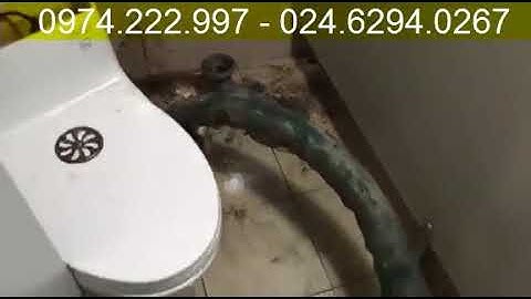 Video hút bể phốt tại ủy ban quận Cầu Giấy