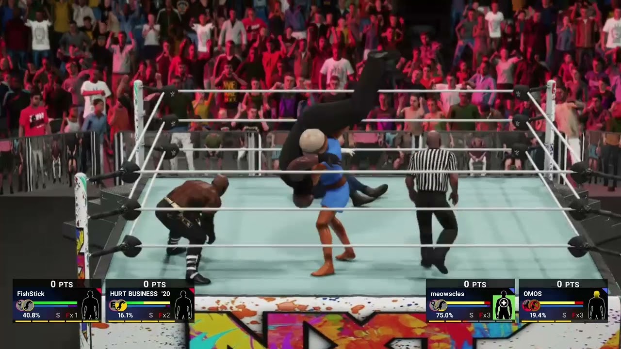 Bobby Lashley Spears his tag partner Fishstick Accidentally 😳  (plz read description)