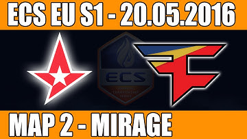 Astralis vs FaZe Clan | Map 2 (Mirage) ECS EU Season 1 2016 CS:GO Week 5 (20.05.2016)