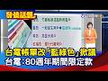 台電帳單顏色改變爭議