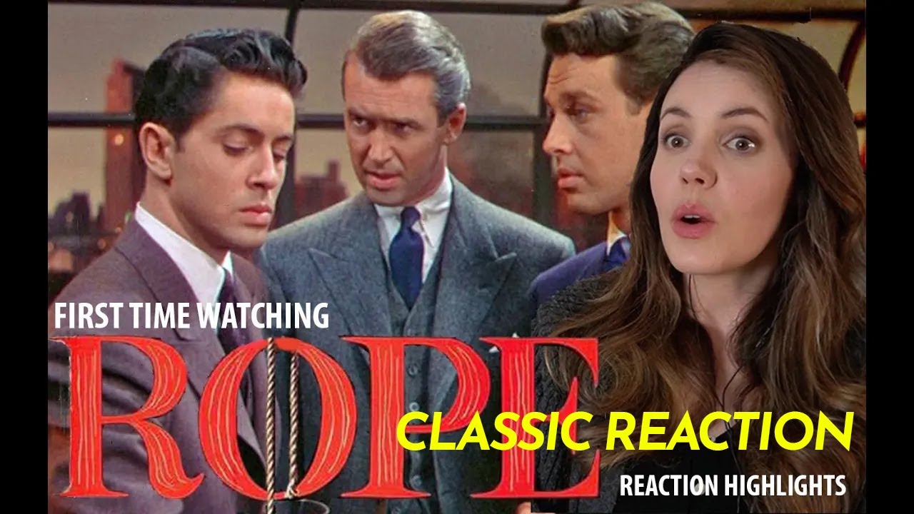 Cami loved Hitchcock's ROPE (1948) Movie Reaction FIRST TIME WATCHING [Reissue]