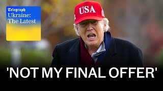 Trump peace plan ‘written by Russia’ & explosion as power plant struck near Moscow