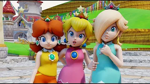 [MMDxMario] Follow the Leader  -Peach,Daisy,&Ro...