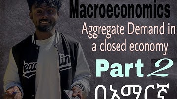 Macroeconomics chapter 3 " Aggregate demand in closed economy"....part 2....በአማርኛ