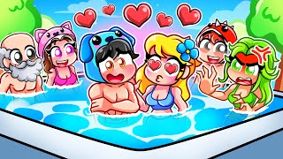 I KISSED My CRUSH At A POOL PARTY In Roblox ...