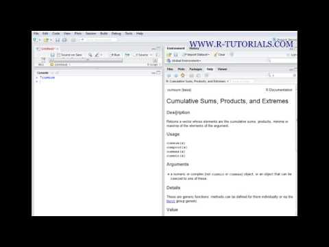 R tutorials - How to get familiar with new functions