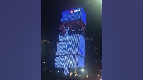 Betteway Lighting Project Design Video Display---whole building lighting by dmx512 LED linear light