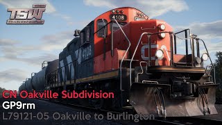 L79121-05 Oakville to Burlington - CN Oakville Subdivision - GP9rm - Train Sim World 2020