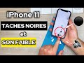 Sa fille casse pour la 2ème fois l’écran de son iPhone 11, des tâches noires apparaissent 📱⚫️