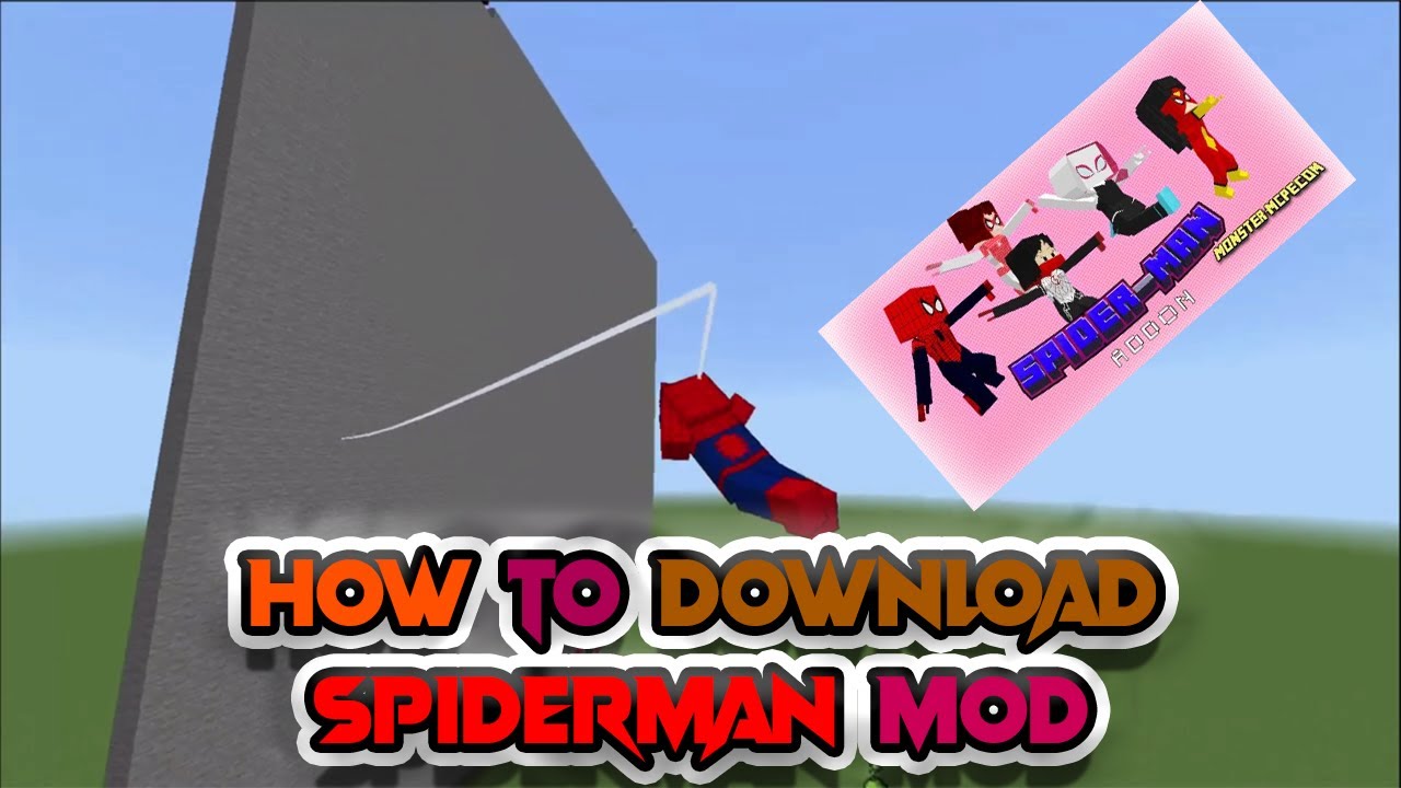 How to Download and Install Spiderman Mod in Minecraft || Download ...