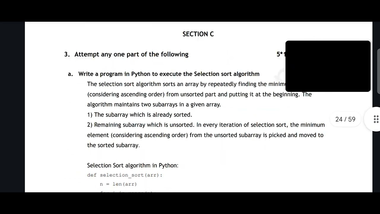 PYTHON PROGRAMMING PREVIOUS YEAR QUESTION PAPER - YouTube