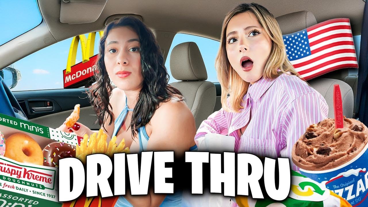 PIDIENDO LO QUE PIDE LA PERSONA DE ENFRENTE EN USA 🇺🇸 🍔 | Hermanas JM