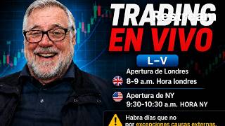 Lunes 6 cuentas TODAS en ganancia mas de $6,000 Trading Futuros en directo Nasdaq Micros