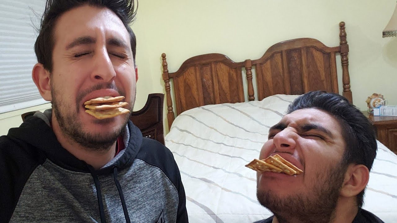 Saltine Challenge! Brother face off!
