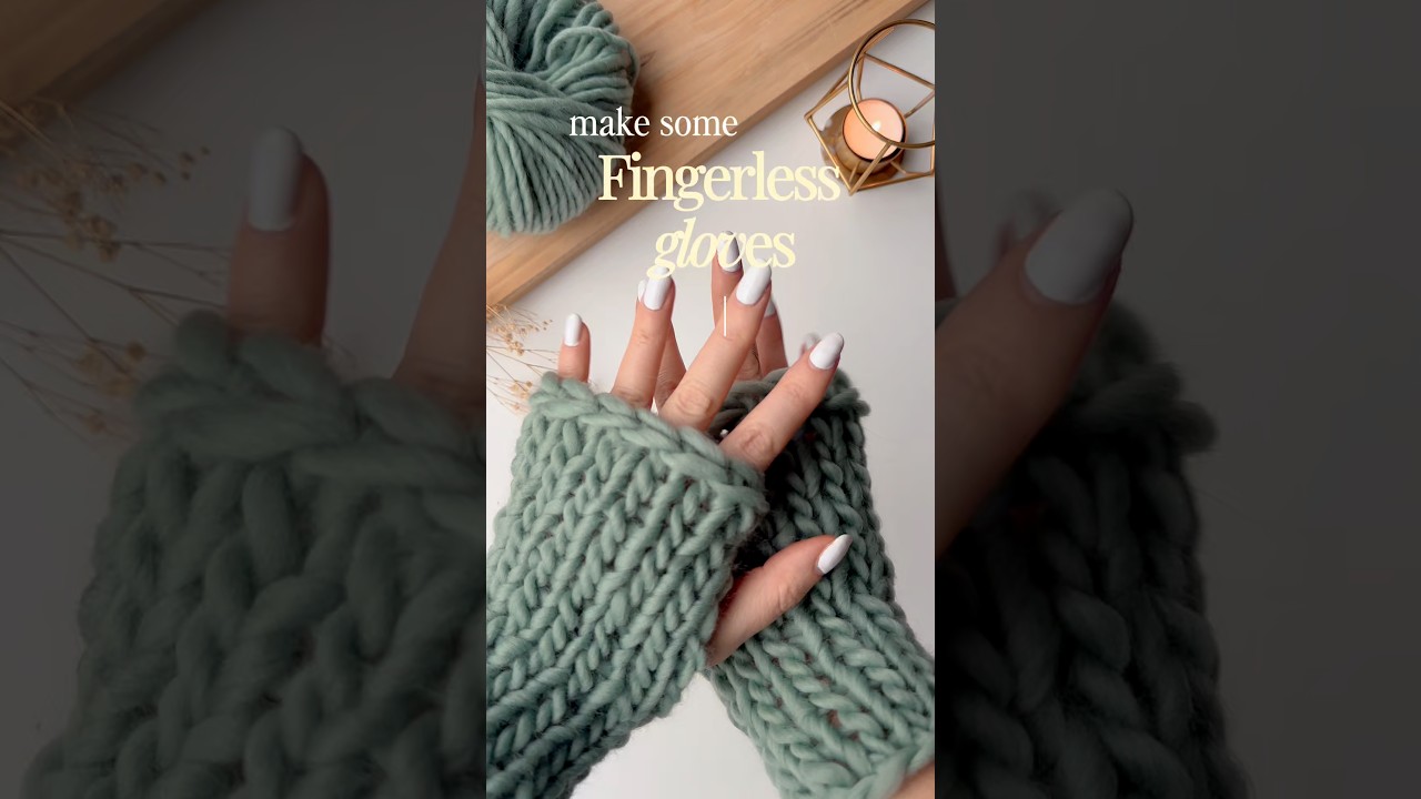 Fingerless gloves 🤩🤩🤩 #madeunique ‪@woolandthegang
