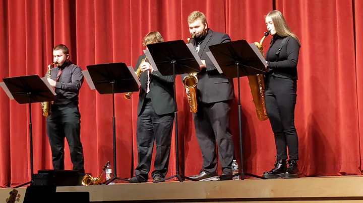 Saxophone quartet...PHS Winter Bands Concert 2021