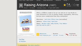 Naegs Speed Reviews: Raising Arizona