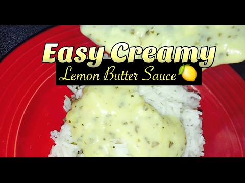 HOW TO MAKE CREAMY LEMON BUTTER SAUCE | PJ Danita