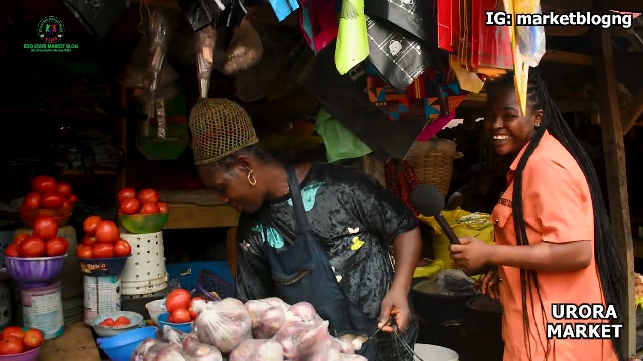 Мой третий визит на рынок Урора на улице Адувава в городе Бенин-Сити, чтобы посмотреть цены на ра...