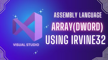 Array in (DWORD Array) Assembly Language | Irvine32 | Ahmad Tech