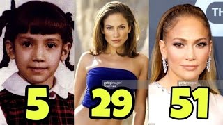 Jennifer Lopez 2023 Transformation from 1 to 53 years old