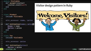 Implementing Visitor pattern in Ruby