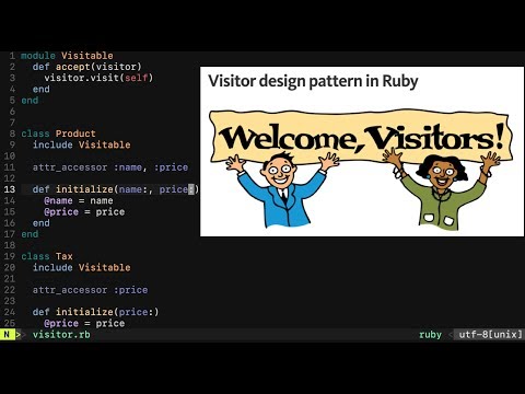 Implementing Visitor pattern in Ruby