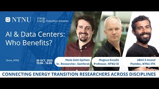 NTNU Energy Transition Seminar – AI & Data Centers: Who Benefits