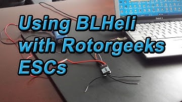 Rotorgeeks ESC flashing and config with BLHeli