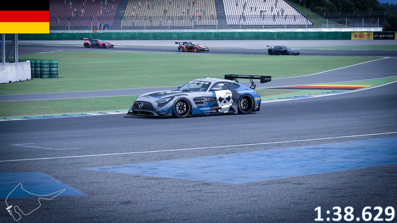 Hockenheim Hot Lap | Mercedes GT3 | GT World 2023 | DriverPOV+TV Camera