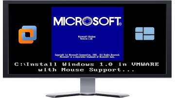 Installing Microsoft Windows 1.04 in VMware Workstation/Player