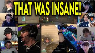 Valorant Streamers React To NAVI Chloric INSANE 4k Against TL In VCT