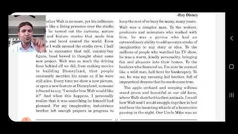 Std 12 Guj Med (Unit -2 : Read 1 : Unforgettable Walt Disney Part-1)