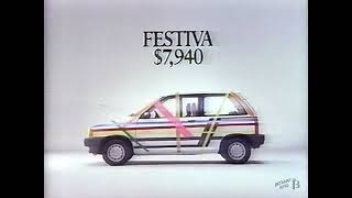 1989 Ford Festiva Car Commercial