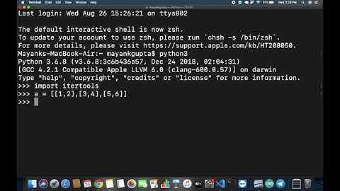 Convert nested list to flattened list in Python | 2D array to 1D array | Itertools | Code House