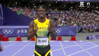 Paris 2024 |Jamaica's Akeem Blake 5th in Men's 100m semi-final heat, Cuba's Espinosa 9th | SportsMax