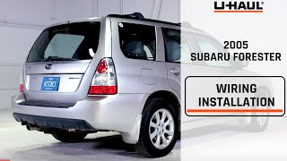 2005 Subaru Forester  Trailer Wiring Installation