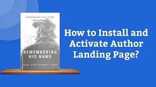 How to install and activate Author Landing Page free Theme | Author Landing Page WordPress Theme