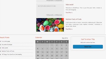 Footer widget settings ( Reward WordPress Theme Tutorial )