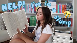 trying to get out of a reading slump 🥲 [ reading vlog! ] 📚