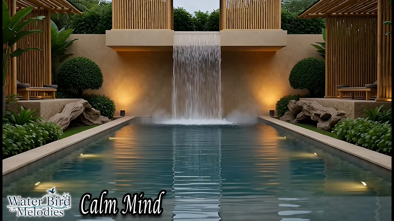 Ultimate Spa Ambience 🌊 Relaxing Waterfall Sounds for Peaceful Mind
