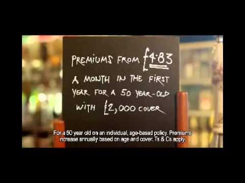 Over 50s life insurance Commercial