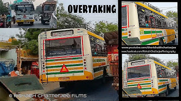 Chasing APSRTC New TeluguVelugu Bus And Overtaking