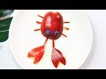 Fruit Carving Apple Step By Step/ Easy Fruit Carving Ideas For Kids